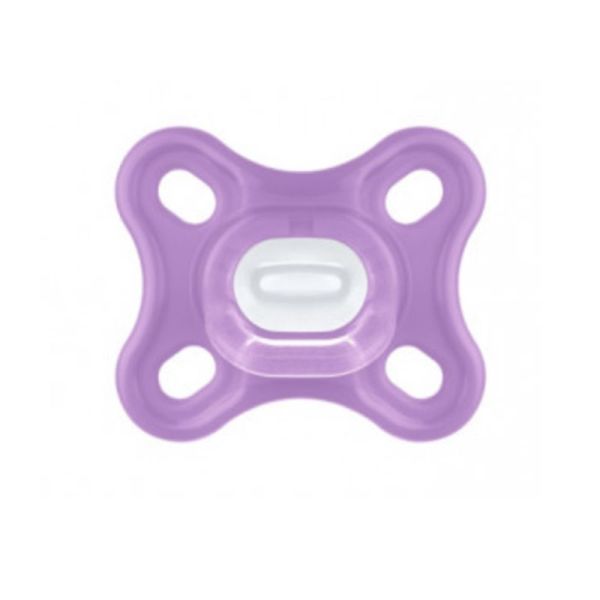 MAM 2 Sucettes Comfort 0-2Mois en Silicone - 2 Unités + 1 Boite de Stérilisation