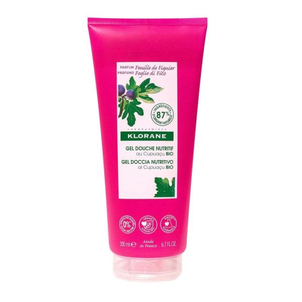 Klorane Crème douche nutritive feuille de figuier 200ml 3282770144192