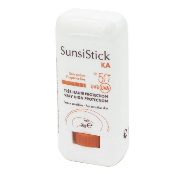 SUNSISTICK KA SPF50+ 20g - Très Haute Protection Zones Sensibles (Visage, Bras, Cou, Oreilles)