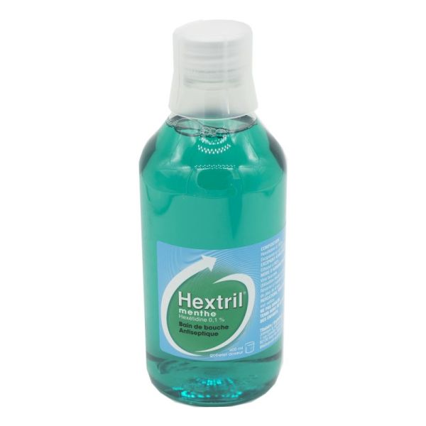 Hextril menthe 0,1 %  bain de bouche - Flacon 400 ml