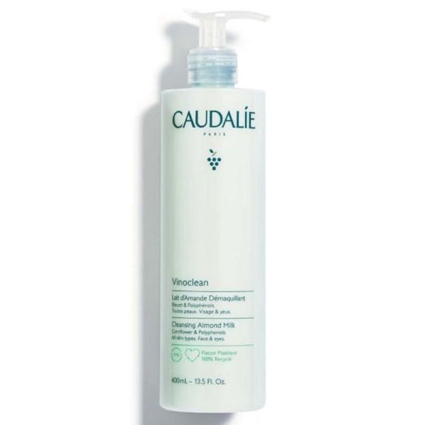 CAUDALIE VINOCLEAN Lait d' Amande Démaquillant 400ml - Toutes Peaux