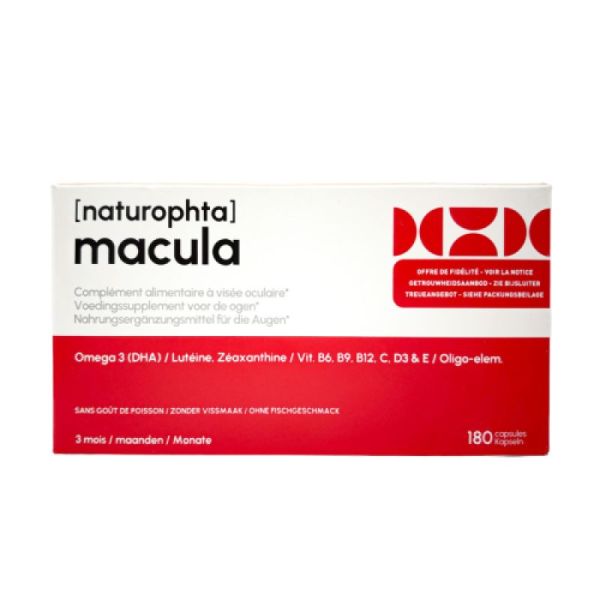 HORUS PHARMA - naturophta , macula - 180 capsules