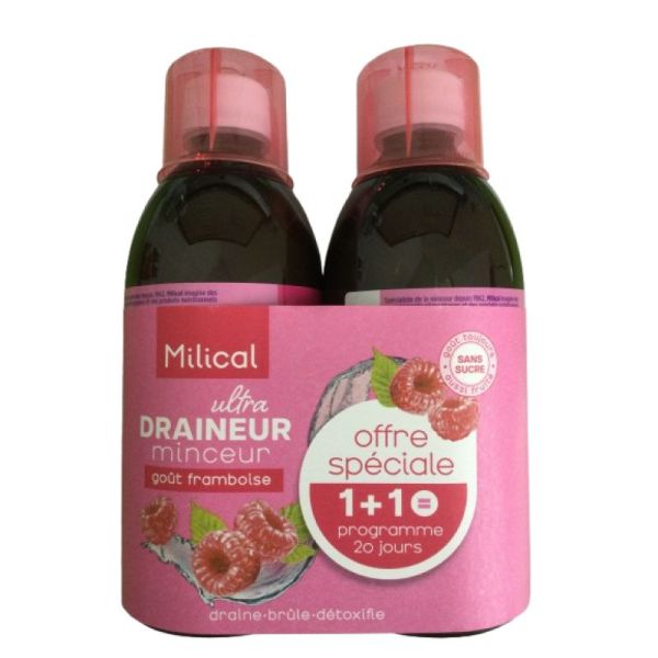 MILICAL - Utra Draineur Minceur - Offre spéciale 1+1 = Programme de 20 jours