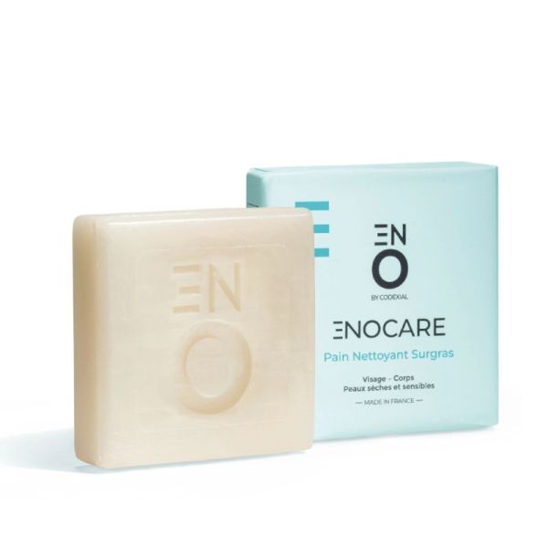 ENOCARE PAIN NETTOYANT SURGRAS 100g - Peaux Sèches et Sensibles - Visage, et Corps