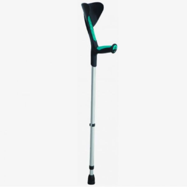 BETTERLIFE la Canne Anglaise Bi-Matière Adulte - Hauteur Ajustable 77 à 88 cm - 1 unité