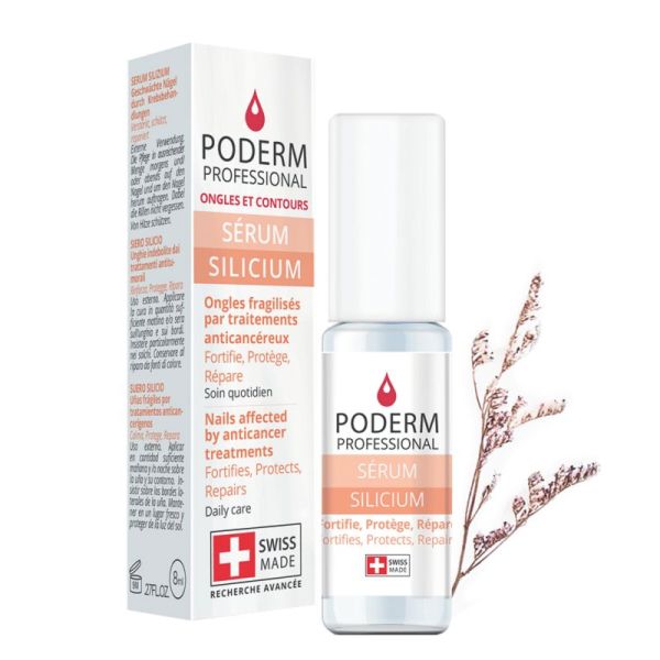 PODERM PROFESSIONAL Sérum Silicium 8ml - Ongles Fragilisés par Traitements Anticancéreux