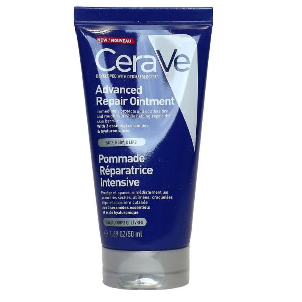 Cerave Pommade réparatrice intensive visage corps lèvres 50ml