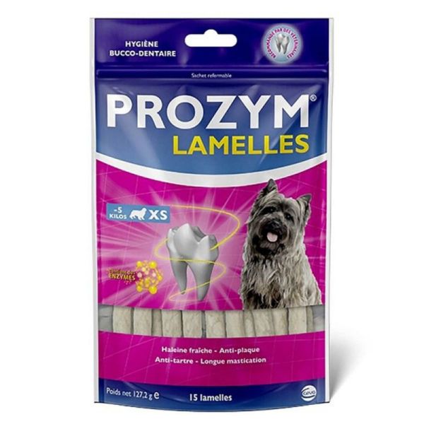 PROZYM LAMELLES XS Chien de -5kg - Hygiène Bucco Dentaire