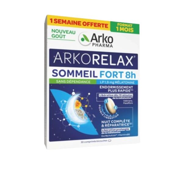 Arkorelax sommeil fort 8h 30 comprimés