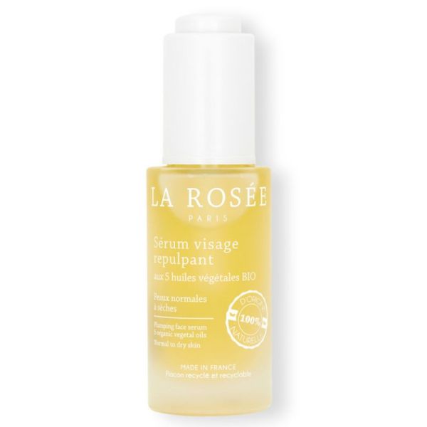 LA ROSEE - Sérum visage repulpant aux 5 huiles végétales BIO - FL/ 30ml