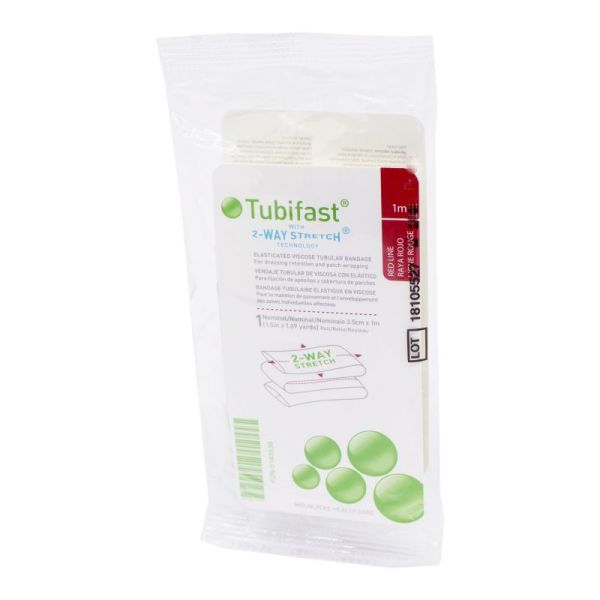 MOLNLYCKE TUBIFAST Ligne Rouge 1m Circonférence 9/18 cm With 2-Way Stretch - Bandage Tubulaire Elast