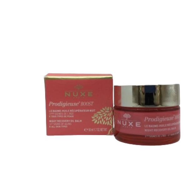 NUXE Crème Prodigieuse Boost - Baume Huile Récupérateur Nuit - Toutes Peaux - 50ml