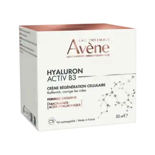 AVENE HYALURON ACTIV B3 Crème Régénération Cellulaire 50ml - Rides, Ridules, Teint Terne