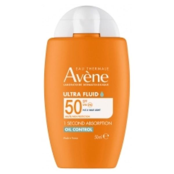 AVÈNE - Soin solaire, ULTRA fluid oil control SPF50