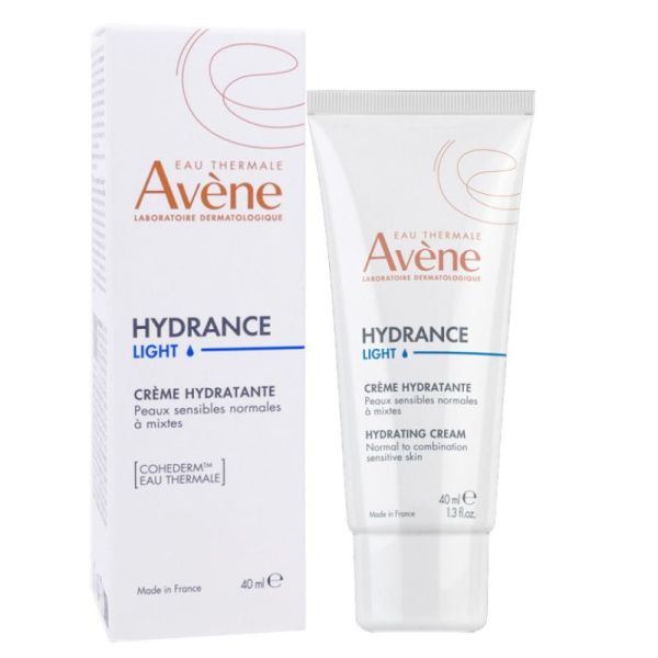 AVENE - Hydrance LIGHT - Crème hydratante , peaux sensibles normales à mixtes - FL/40ml