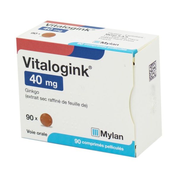 Vitalogink 40 mg, 90 comprimés pelliculés