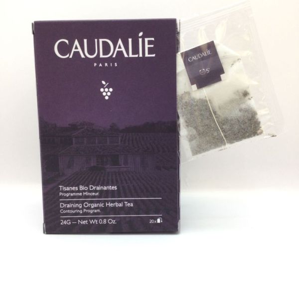 CAUDALIE , Tisanes BIO Drainantes , Programme Mincer , 20 sachets , 3522930004219
