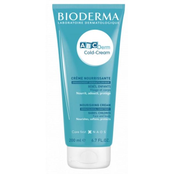 BIODERMA ABCDerm Cold Cream Crème Nourrissante 200ml - Visage et Corps