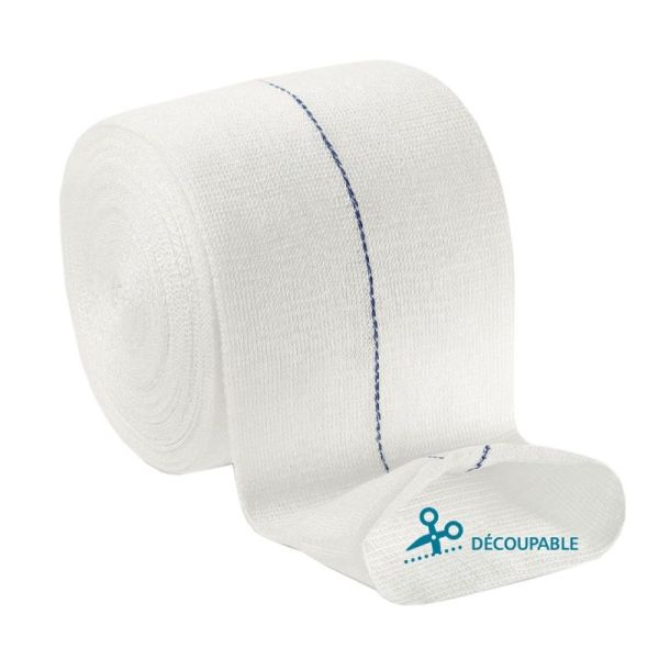 Rouleau de Bandage en Coton pour les Muscles et les Genoux, Couverture de  Premiers Secours, Tube artificiel astique, Chaussettes, 10m