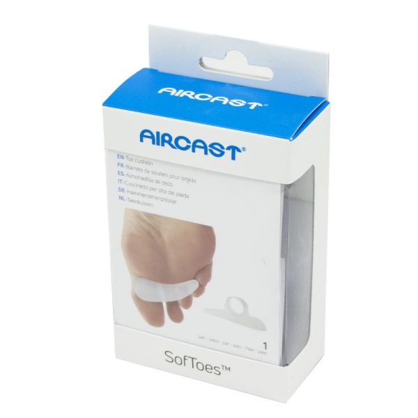 DONJOY AIRCAST SOFTOES Barrette de Soutien pour Orteils - 1 Paire (1 droite + 1 gauche)