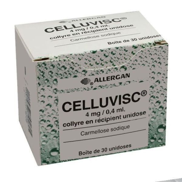 Celluvisc 4 mg/0,4 ml, collyre 30 unidoses - Petit Modèle