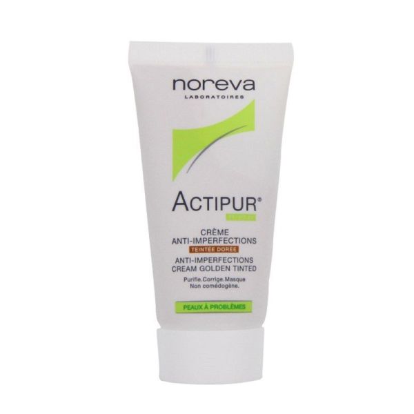 ACTIPUR BB Crème Dorée 40ml - Soin Teinté Anti Imperfections - Peaux Sensibles à Imperfections