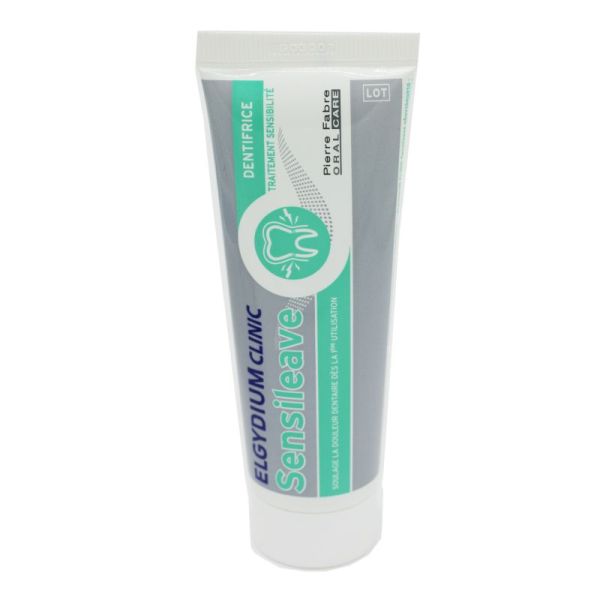ELGYDIUM CLINIC Sensileave Dentifrice Traitement Sensibilité 50ml - Hypersensibilté Dentaire