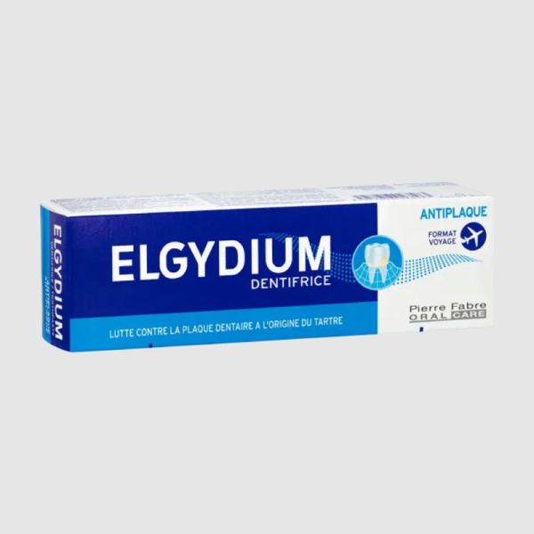 ELGYDIUM ANTI PLAQUE 50ml - Dentifrice Carbonate de Calcium, Chlorhexidine