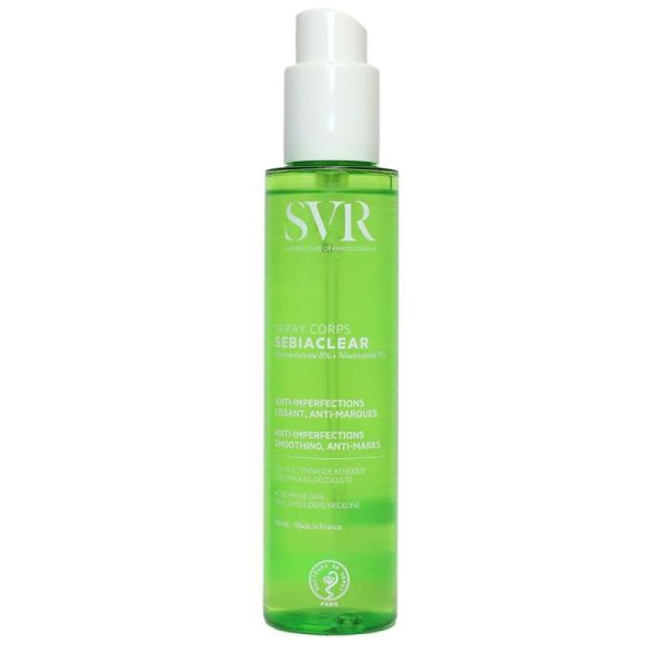 SVR Sebiaclear spray lissant corps anti-imperfections 150ml
