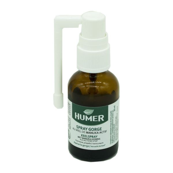 HUMER Spray Gorge 20ml au Miel de Manuka Actif IAA15+