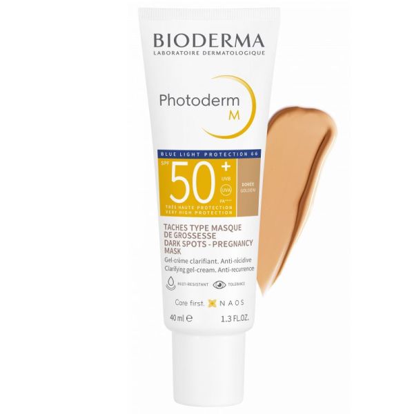 PHOTODERM M Dorée Gel Crème Clarifiant Anti-récidive SPF50+ 40ml - Hyperpigmentation