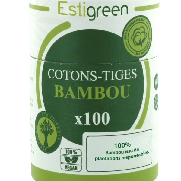 ESTIPHARM Cotons-tiges Bambou Bte/100