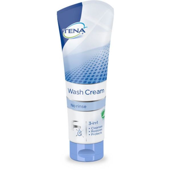 TENA WASH CREAM 250ml - Crème Lavante Sans Rinçage - T/250ml - SCA HYGIENE PRODUCTS