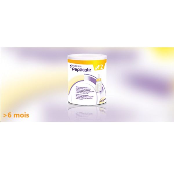 PEPTICATE 2 ( EX GALLIAGENE 2)  + 6 Mois - Allergie au LAIT DE VACHE - 450g