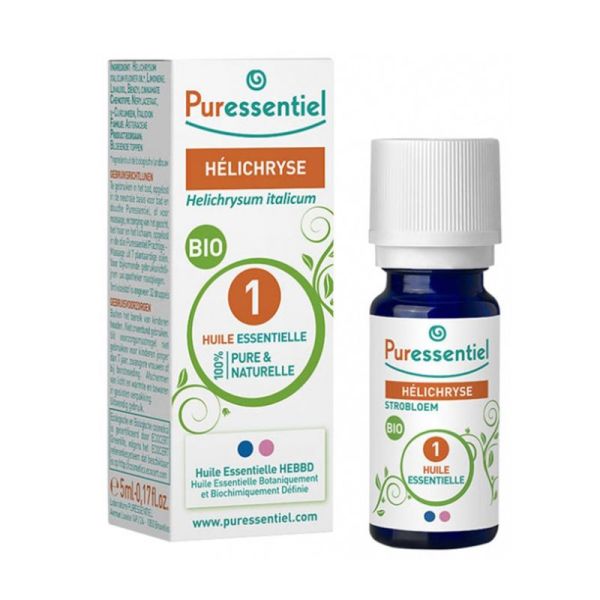 PURESSENTIEL BIO Hélichryse 5ml - Huile Essentielle Helichrysum italicum