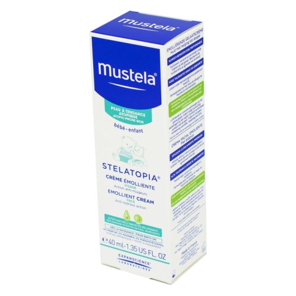 MUSTELA STELATOPIA Crème Emolliente 40ml - Perséose d' Avocat, Oléodistillat de Tournesol