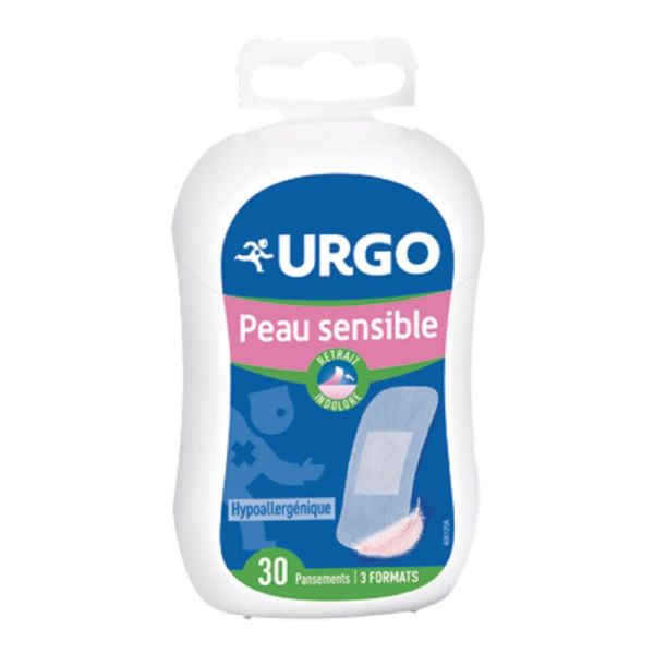 URGO Peau Sensible 30 Pansements - 3 Formats