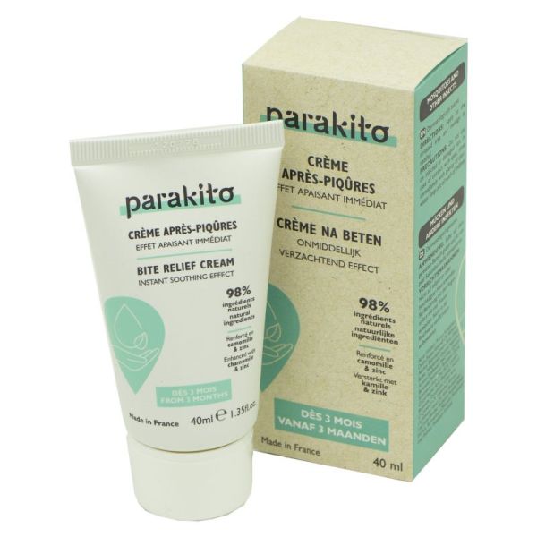 PARAKITO Crème Après Piqûres 40ml - Effet Apaisant Immédiat - Dès 3 Mois