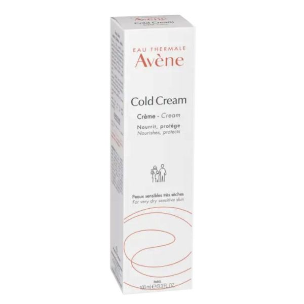 AVENE COLD CREAM Crème Visage 100ml - Peaux Sensibles Sèches à très Sèches