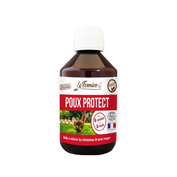 LE FERMIER Poux Protect 250ml - Infestations de Poux Rouges - Poule, Canard, Dinde, Oie