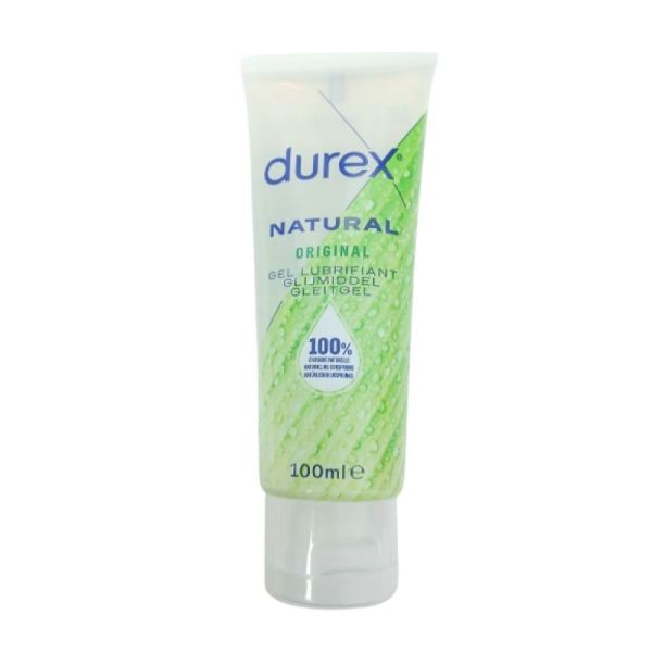 DUREX NATUREL Gel Lubrifiant - Formule Hydratante aux Ingrédients 100% d' Origine Naturelle -T/100ml