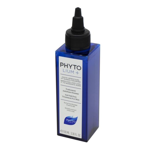 PHYTOLIUM+ Traitement Antichute Homme 100ml - Chute Héréditaire, 1ers Signes à Modérés