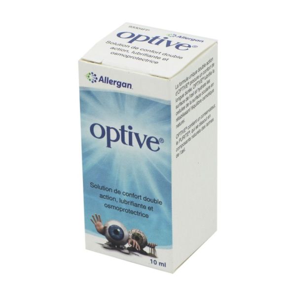 OPTIVE 10ml Solution Oculaire de Confort - Humidification et Lubrification de l' Oeil