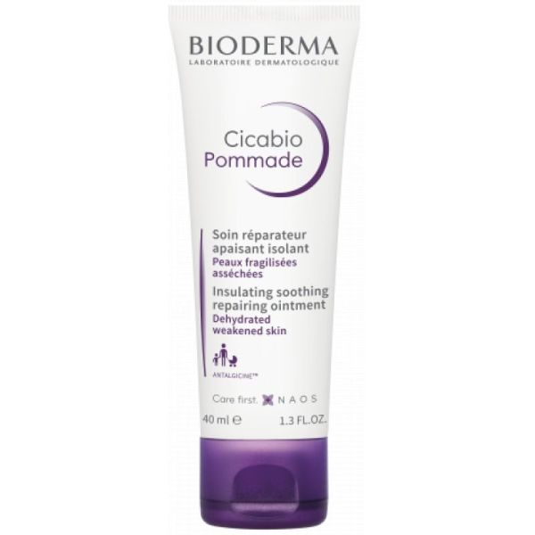 BIODERMA Cicabio Pommade - Soin Réparateur Apaisant Isolant 40ml