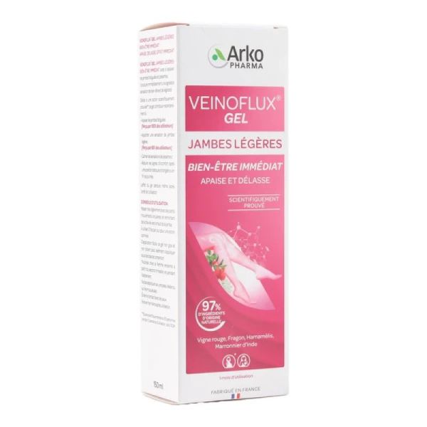 VEINOFLUX GEL Jambes Légères Bien-être immédiat T/150 ml