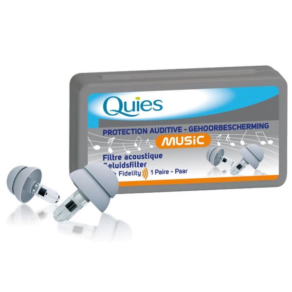 QUIES Protection Auditive Spécial MUSIQUE - Bte/1 Paire