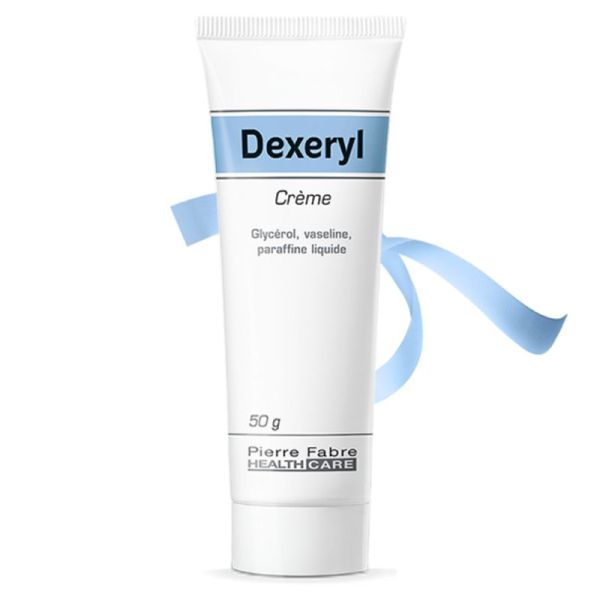 DEXERYL Crème Sécheresses Cutanées 50g Visage et Corps - Dès 1 Mois - Sans Parfum, sans Paraben