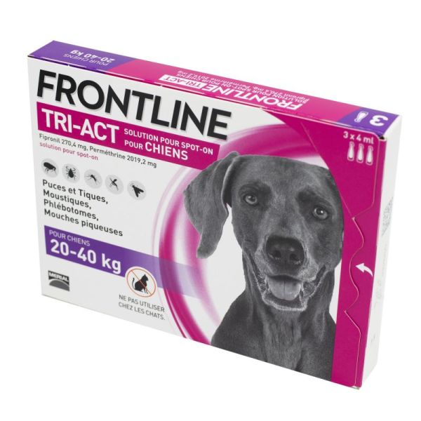 Frontline Protect pour Chiens 5-10 kg, 3 x 1 ml