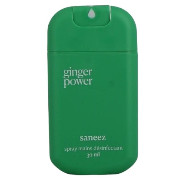 Saneez GINGER POWER spray mains désinfectant 30ml