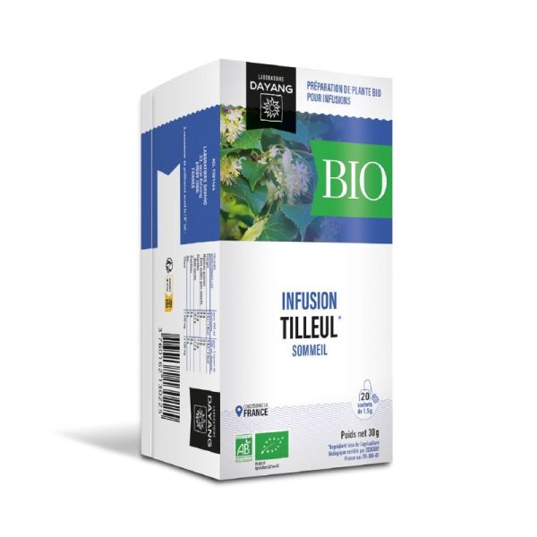 DAYANG BIO TILLEUL Infusions 20x 1.5g - Sommeil, Détente